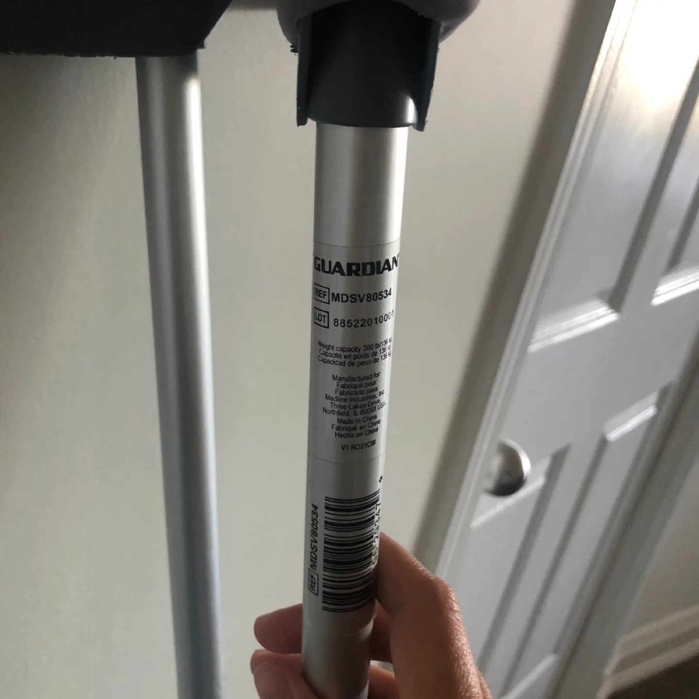 Excellent Condition Adjustable Guardian Crutches - Adult image indicator(3)