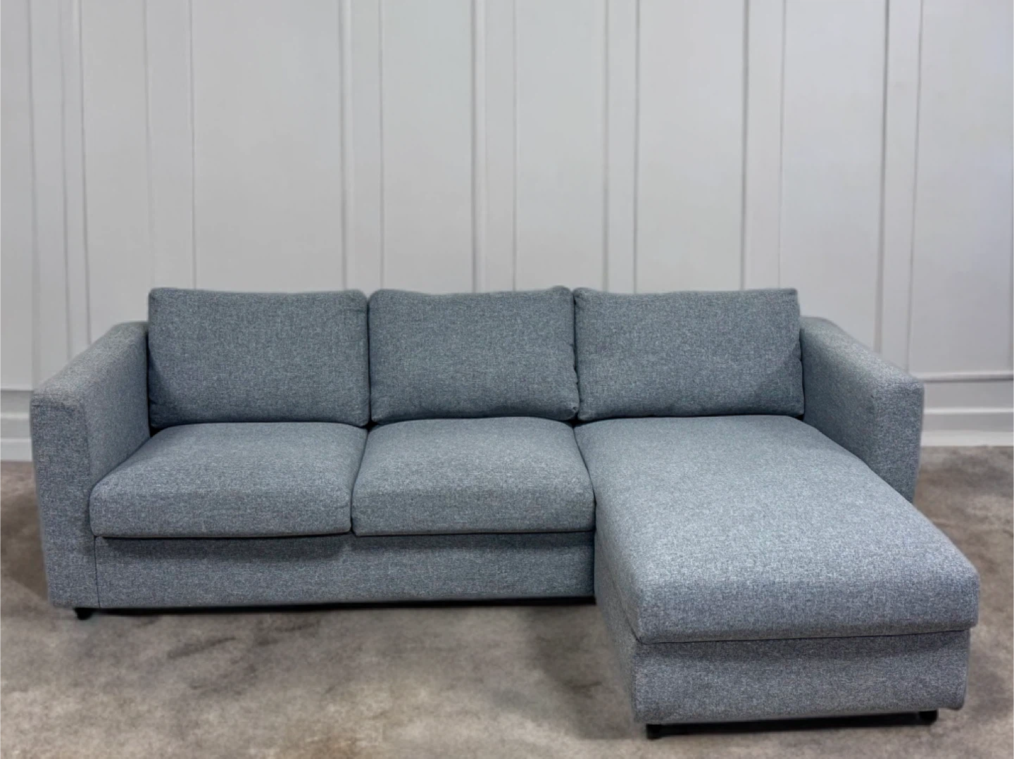 Grey Sectional Sofa with Storage Chaise