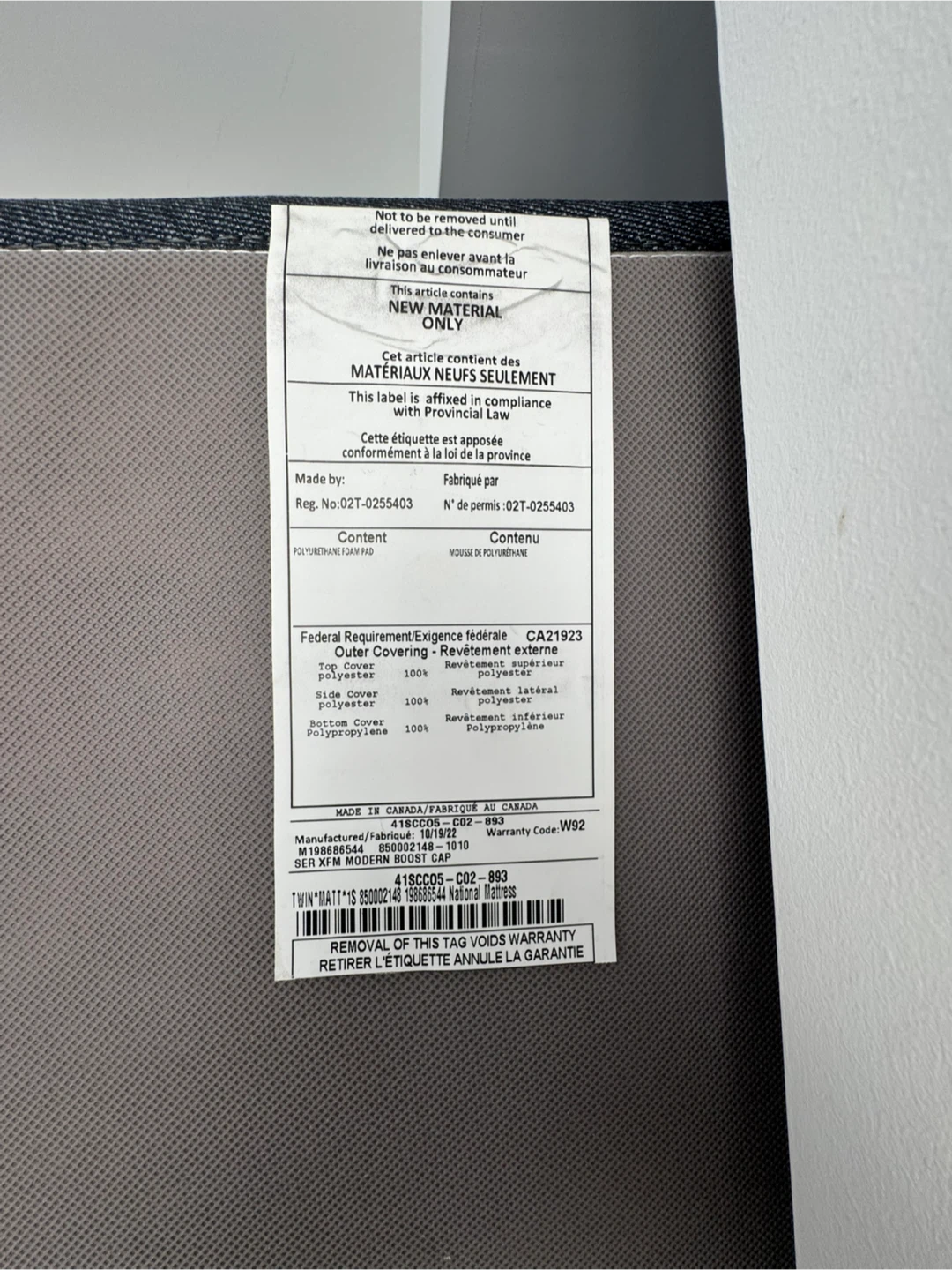 New Twin Mattress - photo 4