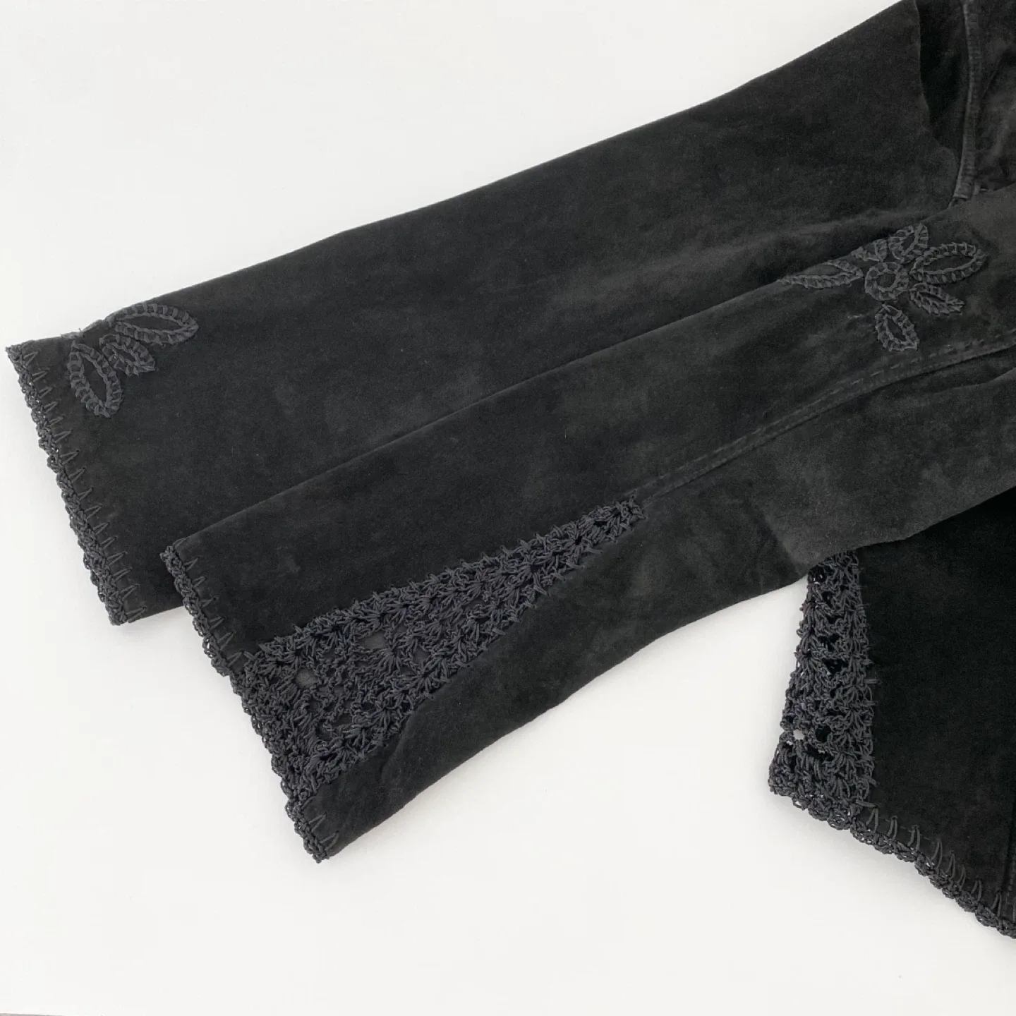 Danier Suede Jacket with Crochet Detail image indicator(7)