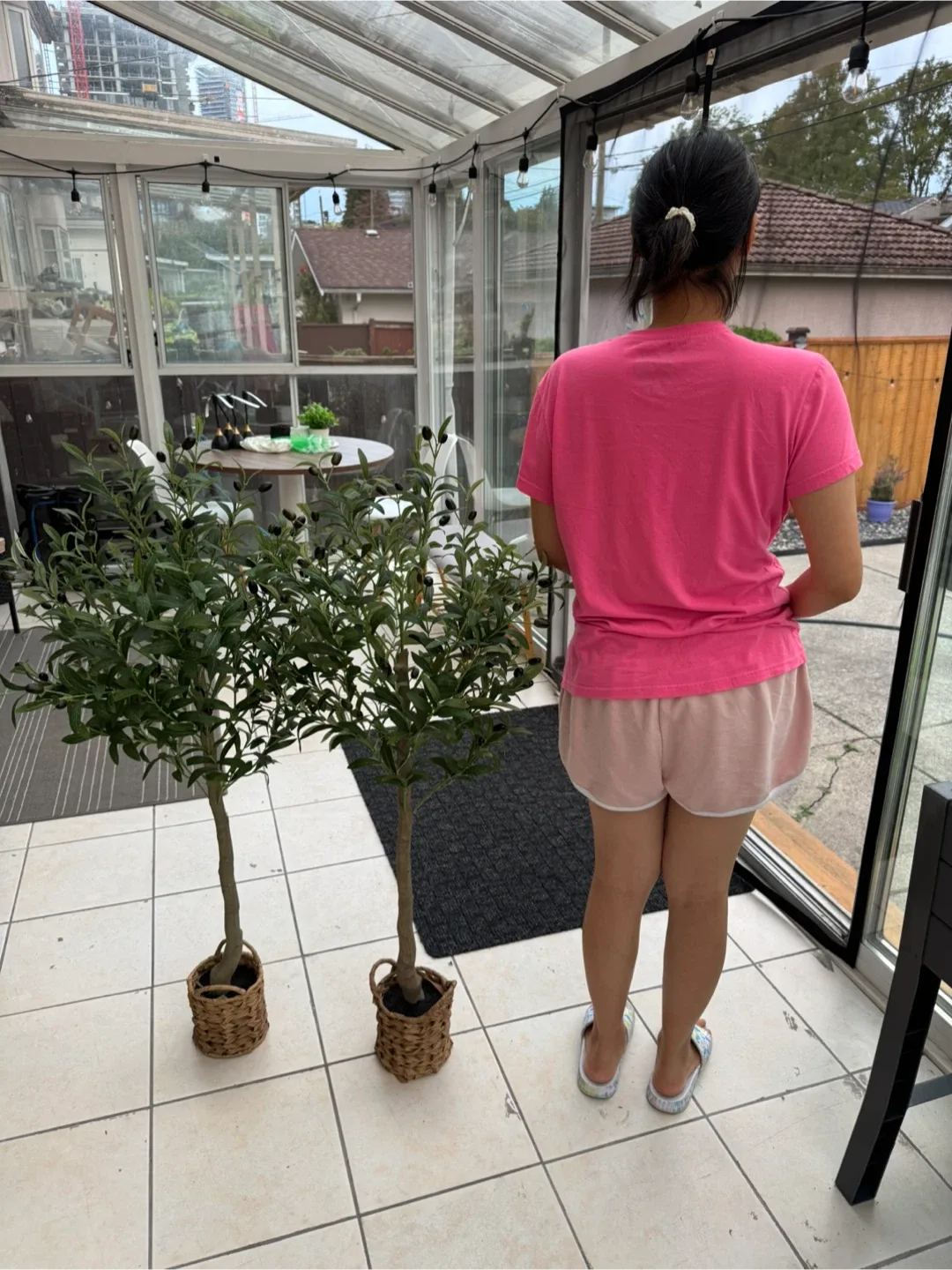 Artificial Olive Tree in Woven Basket x2 image indicator(6)