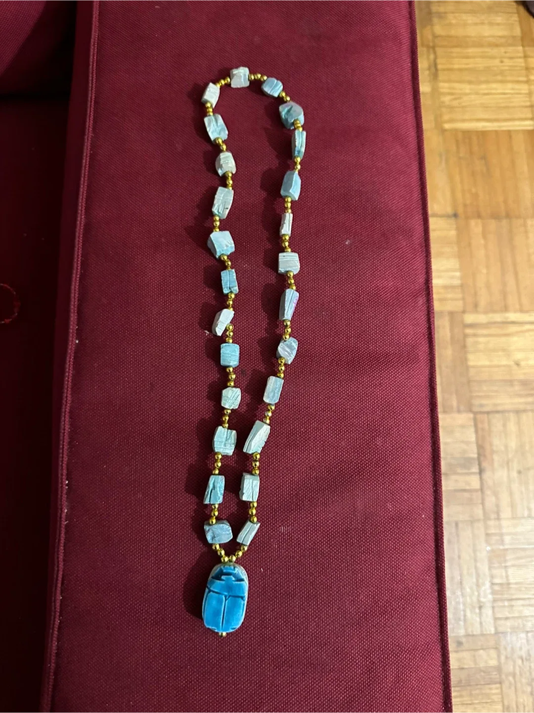 Turquoise Scarab Necklace image indicator(3)