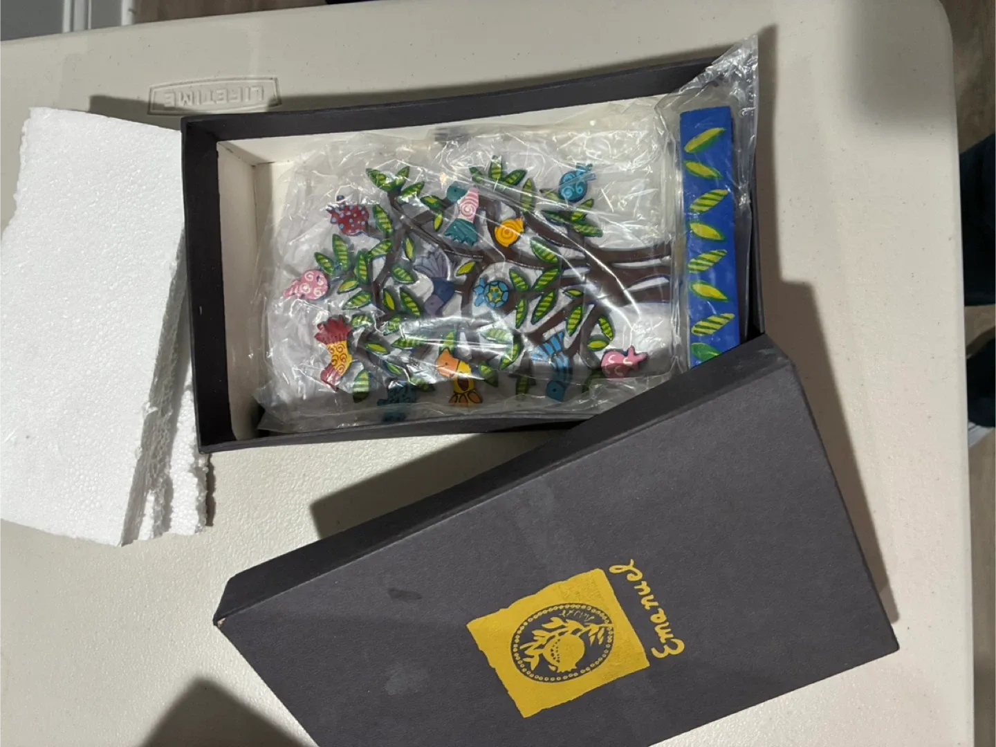 Emanuel tree of life metal candle holder image indicator(2)