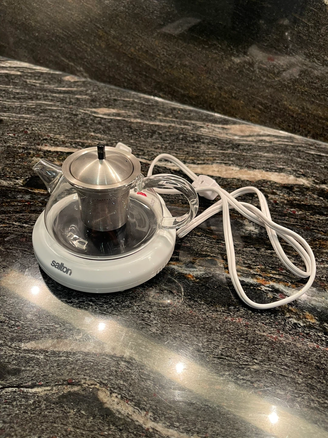 Salton Electric Glass Kettle & Warmer