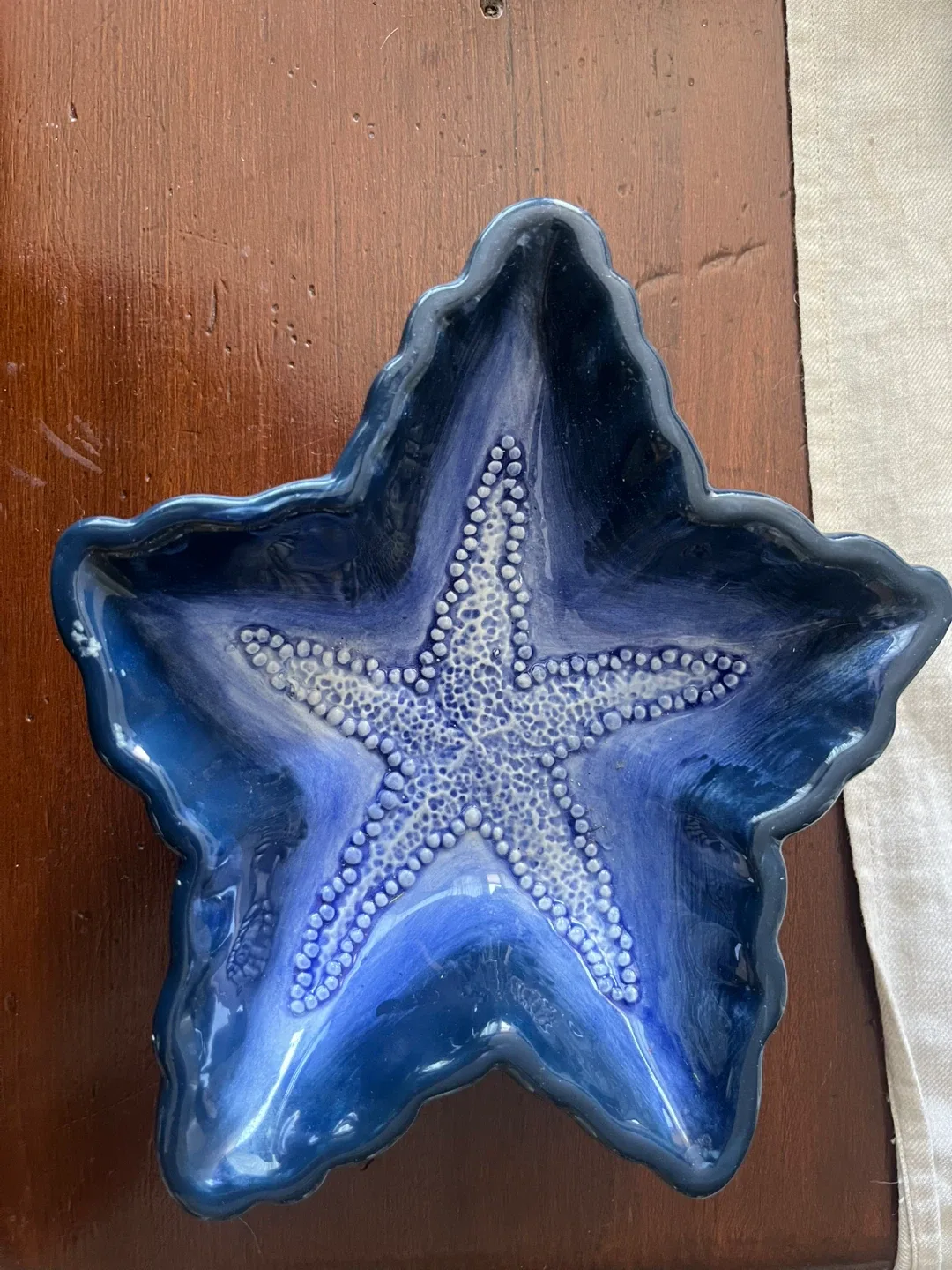 Ceramic starfish bowl / catch all dish