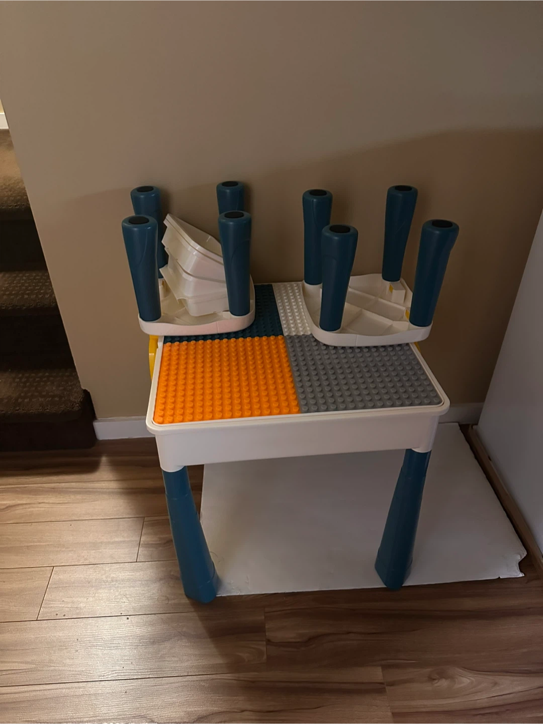 Kids Activity Table with Chairs & Storage - photo 3