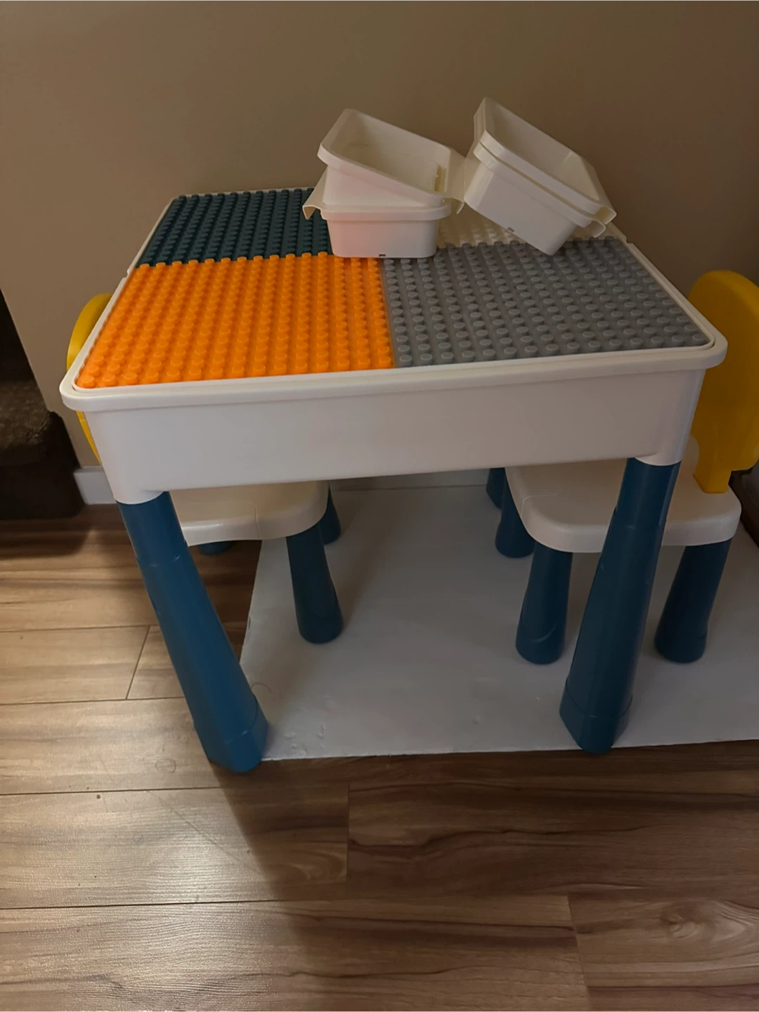 Kids Activity Table with Chairs & Storage - photo 2