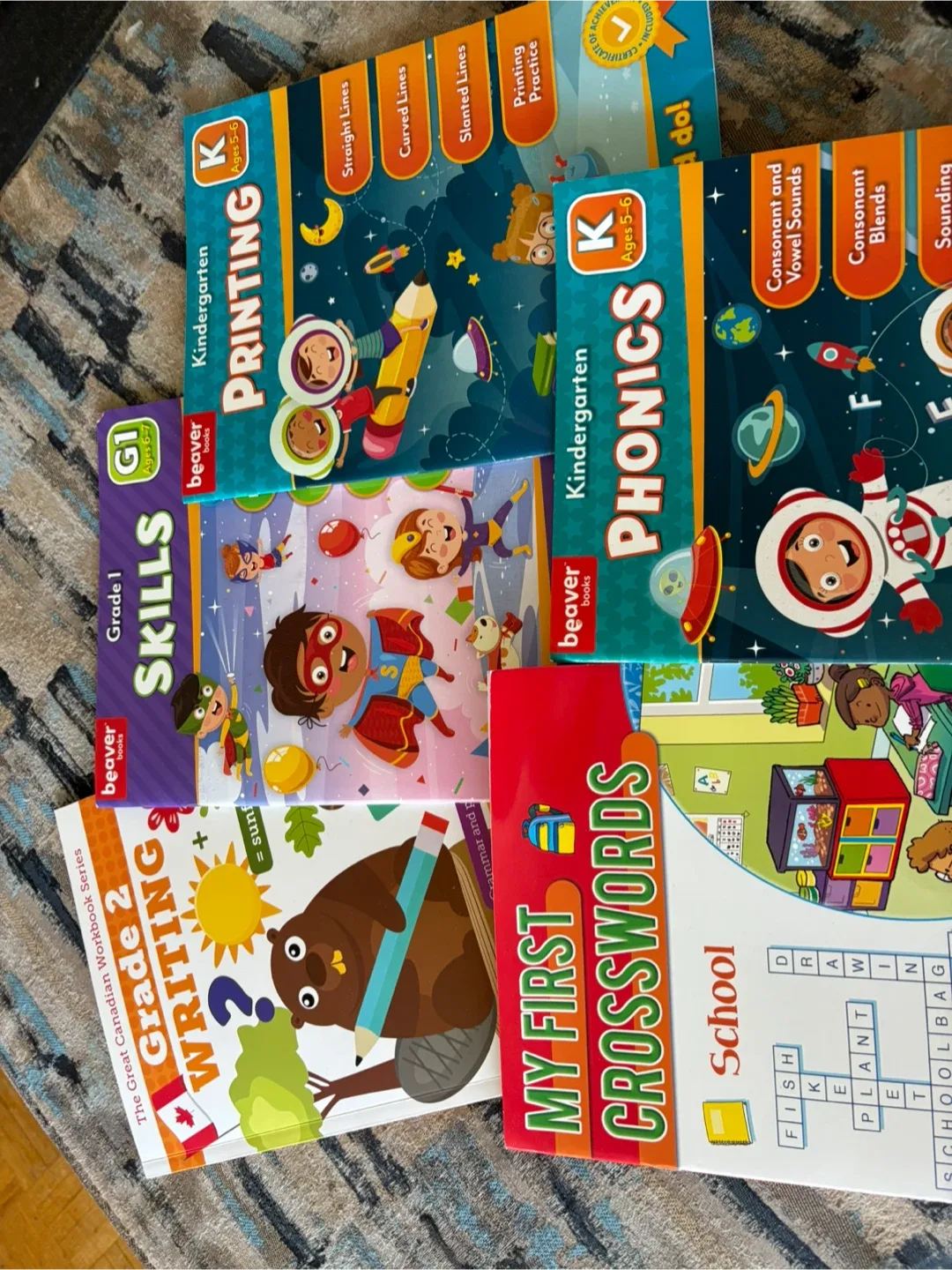 🥕🥕🥕Kids' Educational Workbooks & Coloring Books thumbnail