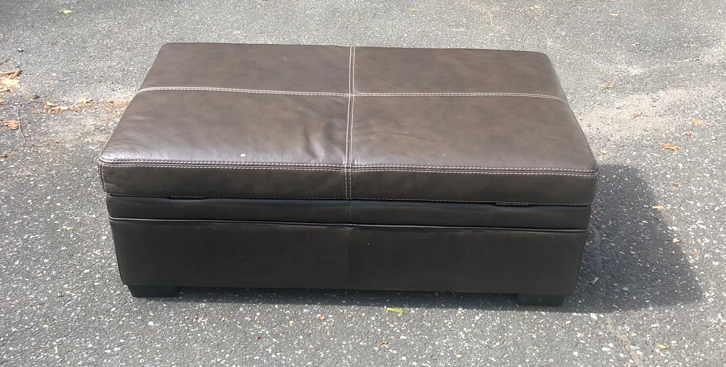 Brown Storage Ottoman - photo 4
