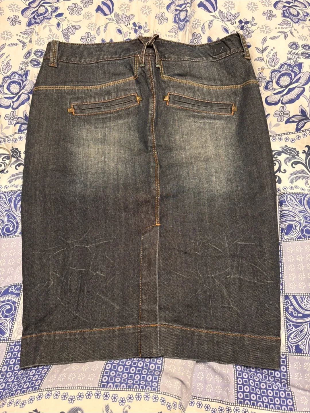 Armani Exchange Denim Skirt - Size 2 image indicator(2)