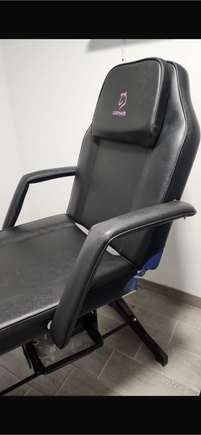 Luxmars Black Adjustable Tatto  Chair - photo 4