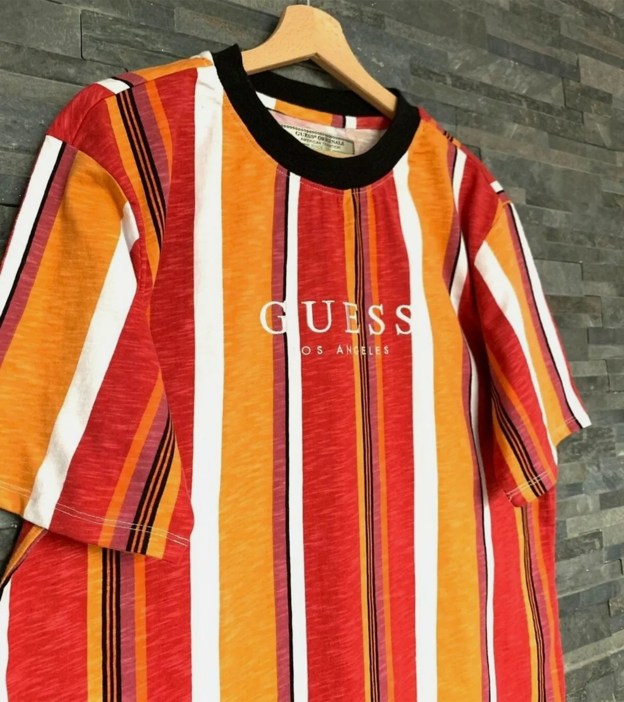 GUESS Originals Striped Tee - Size M image indicator(5)