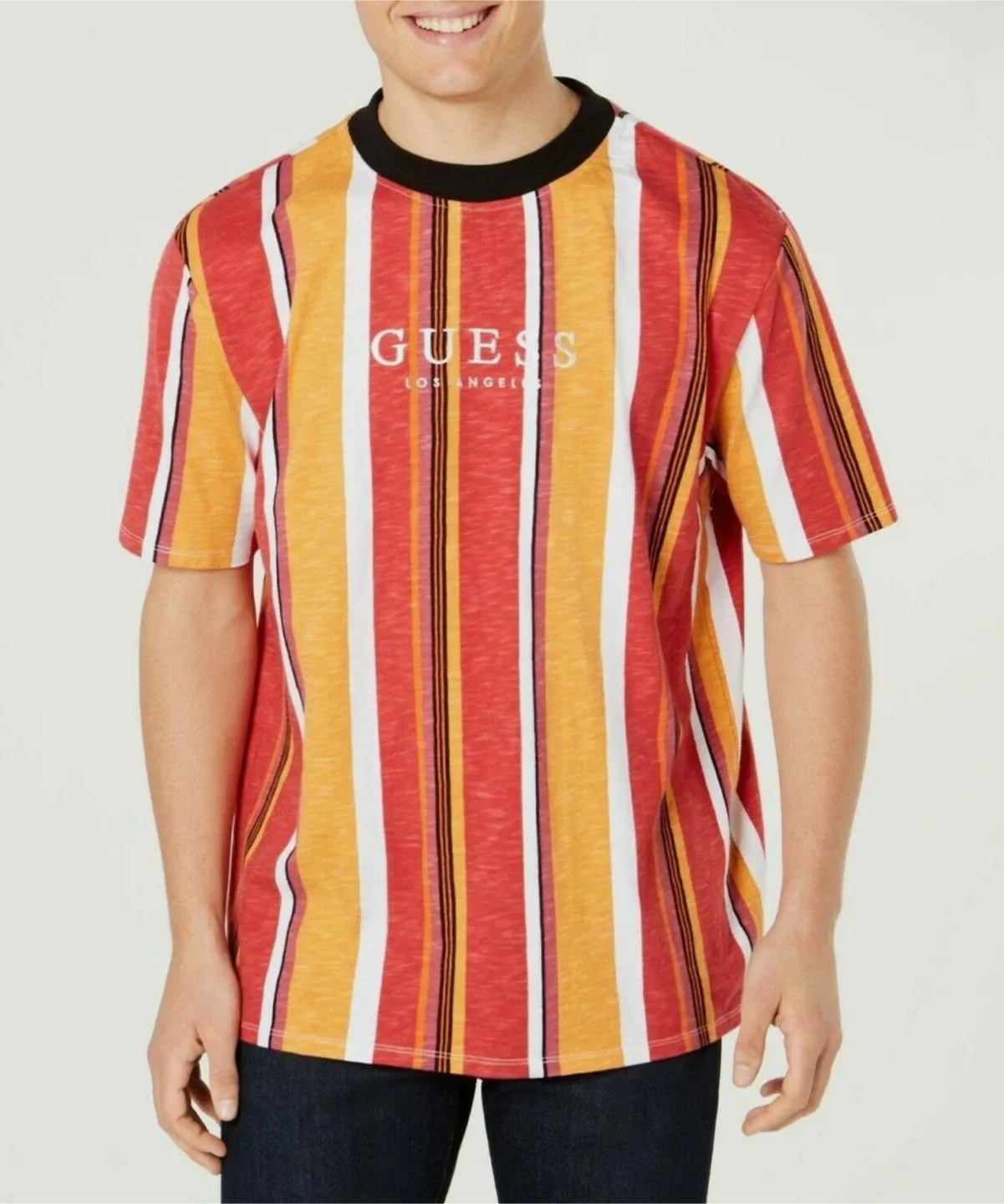 GUESS Originals Striped Tee - Size M image indicator(6)