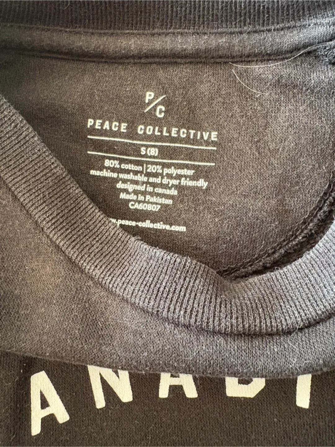 Peace Collective Canadian Built Sweatshirt - Size S (8) image indicator(2)