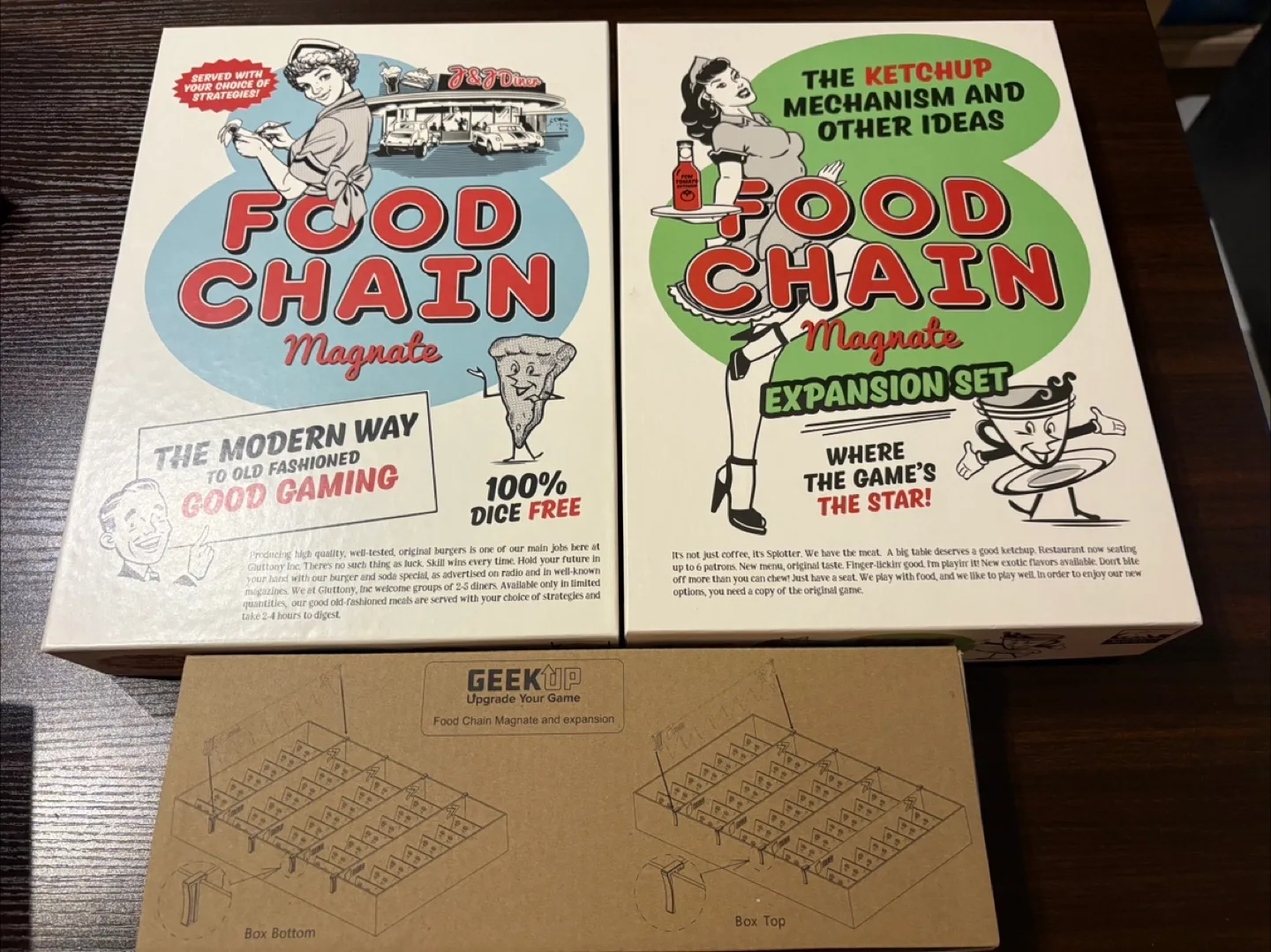 Food Chain Magnate w/ Expansion and upgrade kit (Board Game) thumbnail
