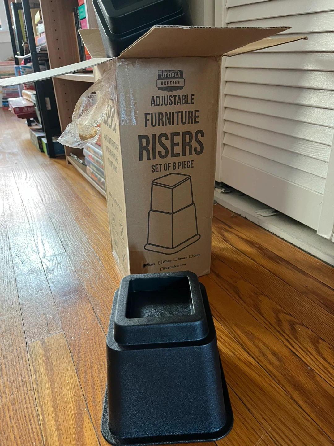 Adjustable Furniture Risers - Set of 8