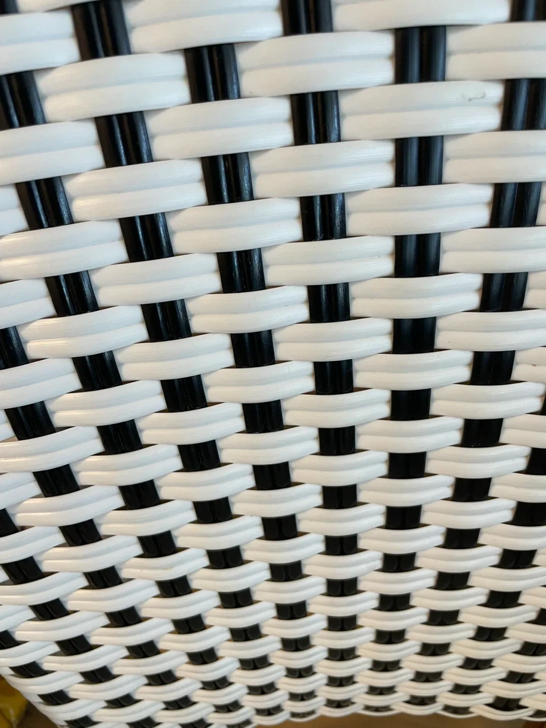 Woven Bistro Chair - Black & White image indicator(2)