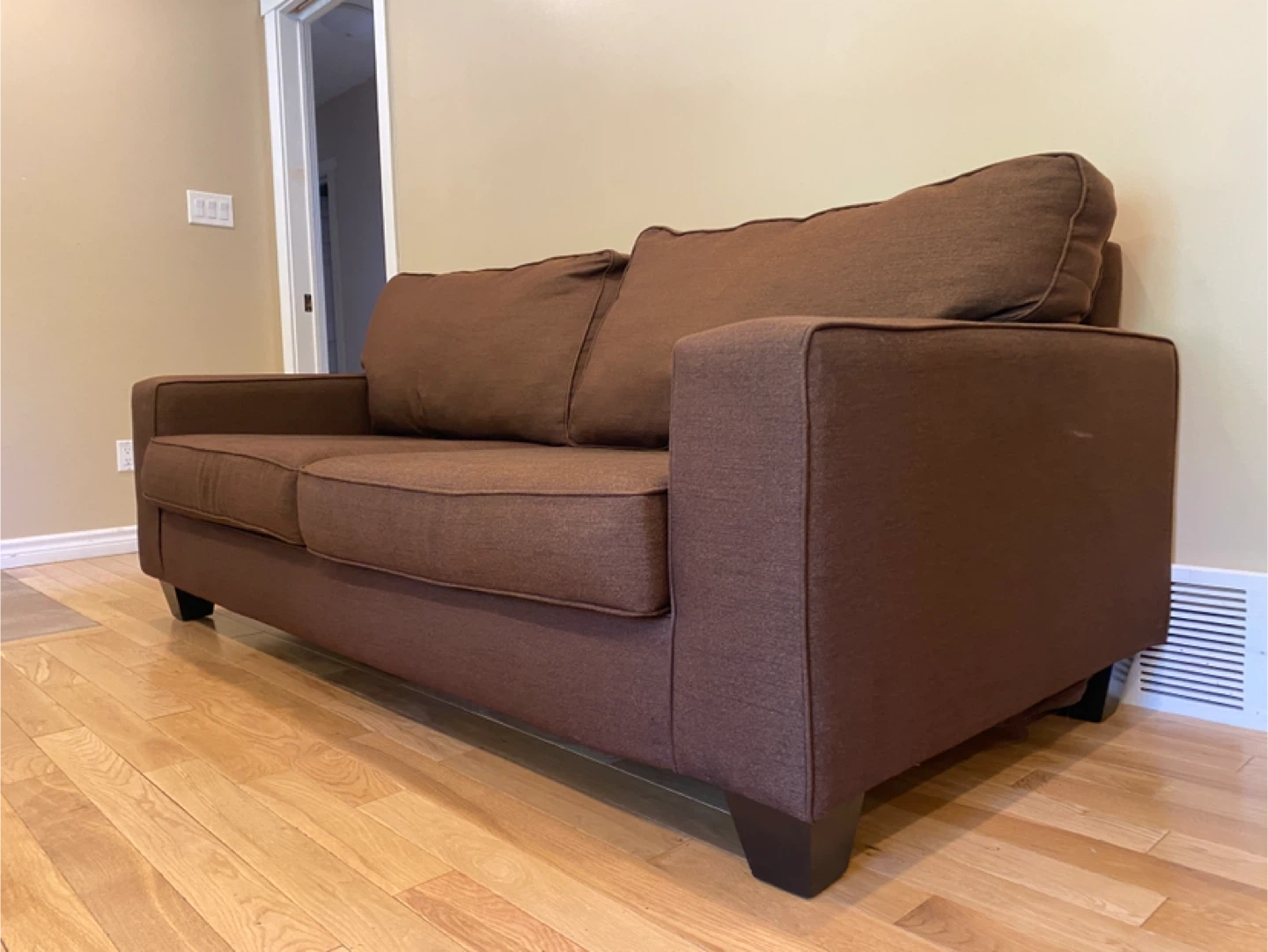 Chocolate Fabric 3 Seater Sofa (CAN DELIVER) - photo 5