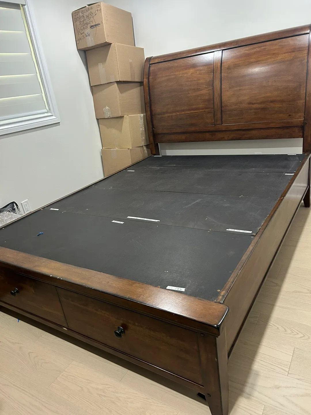 Wooden Bed Frame Queen Size image indicator(2)