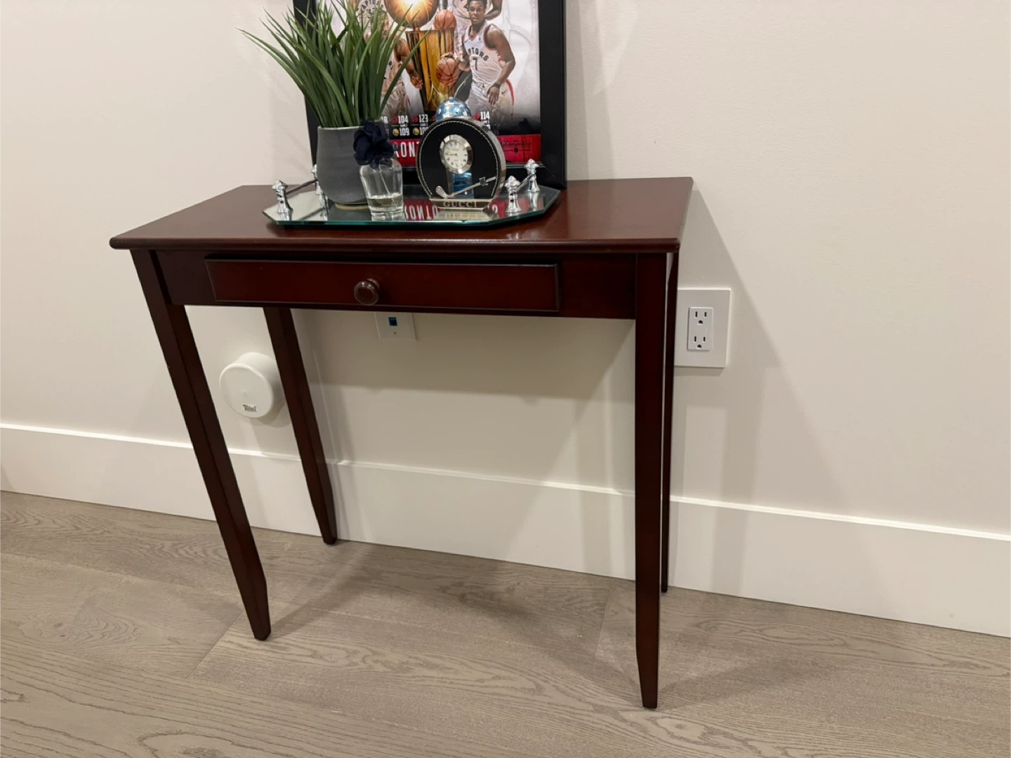 Brown Wooden Side Table - photo 2