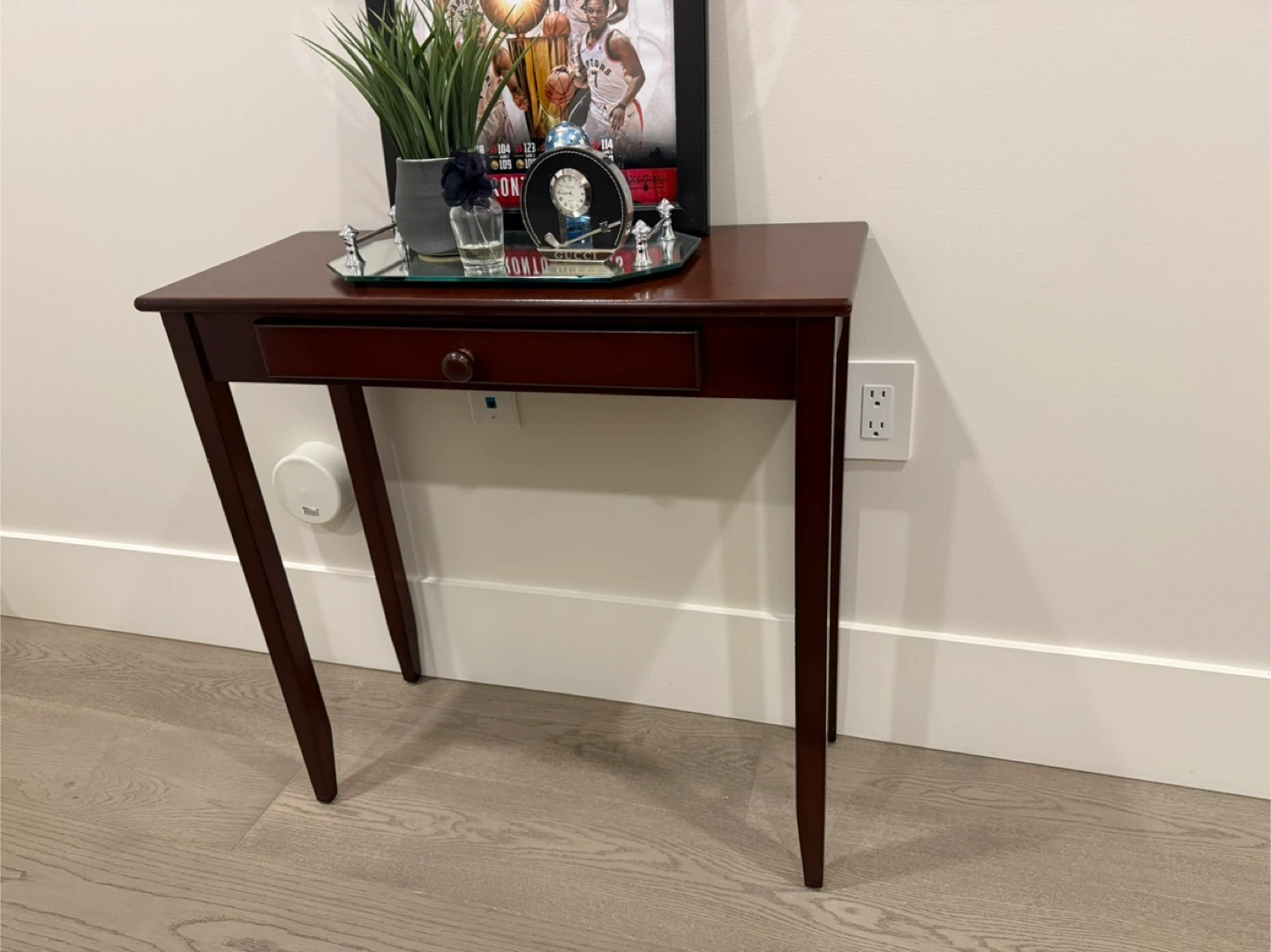 Brown Wooden Side Table