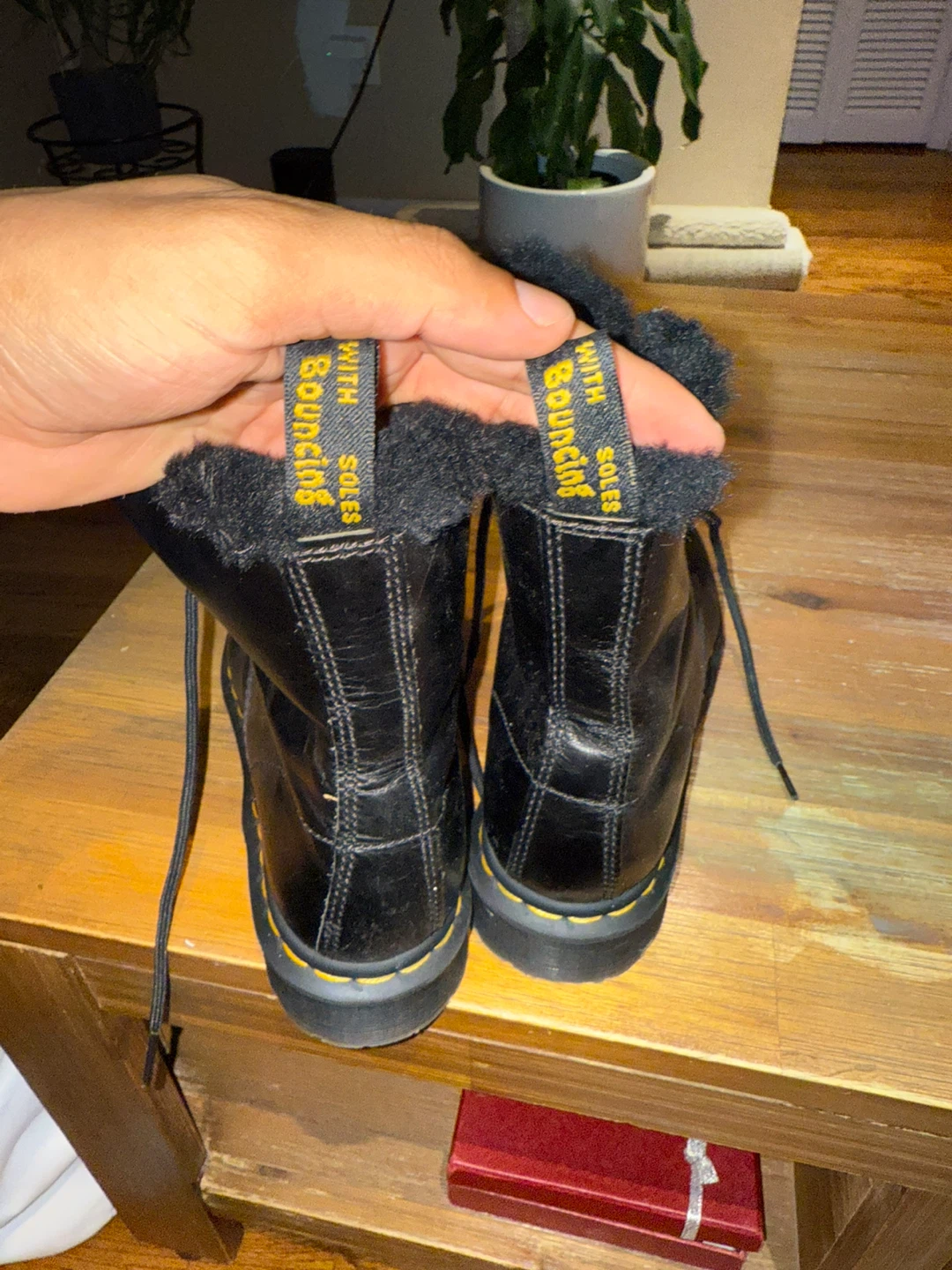 Dr. Martens 1460 Serena Fur Lined Boots - US 8 - photo 4