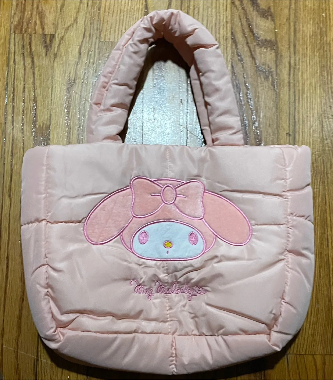 My Melody Pink Padded Tote Bag thumbnail