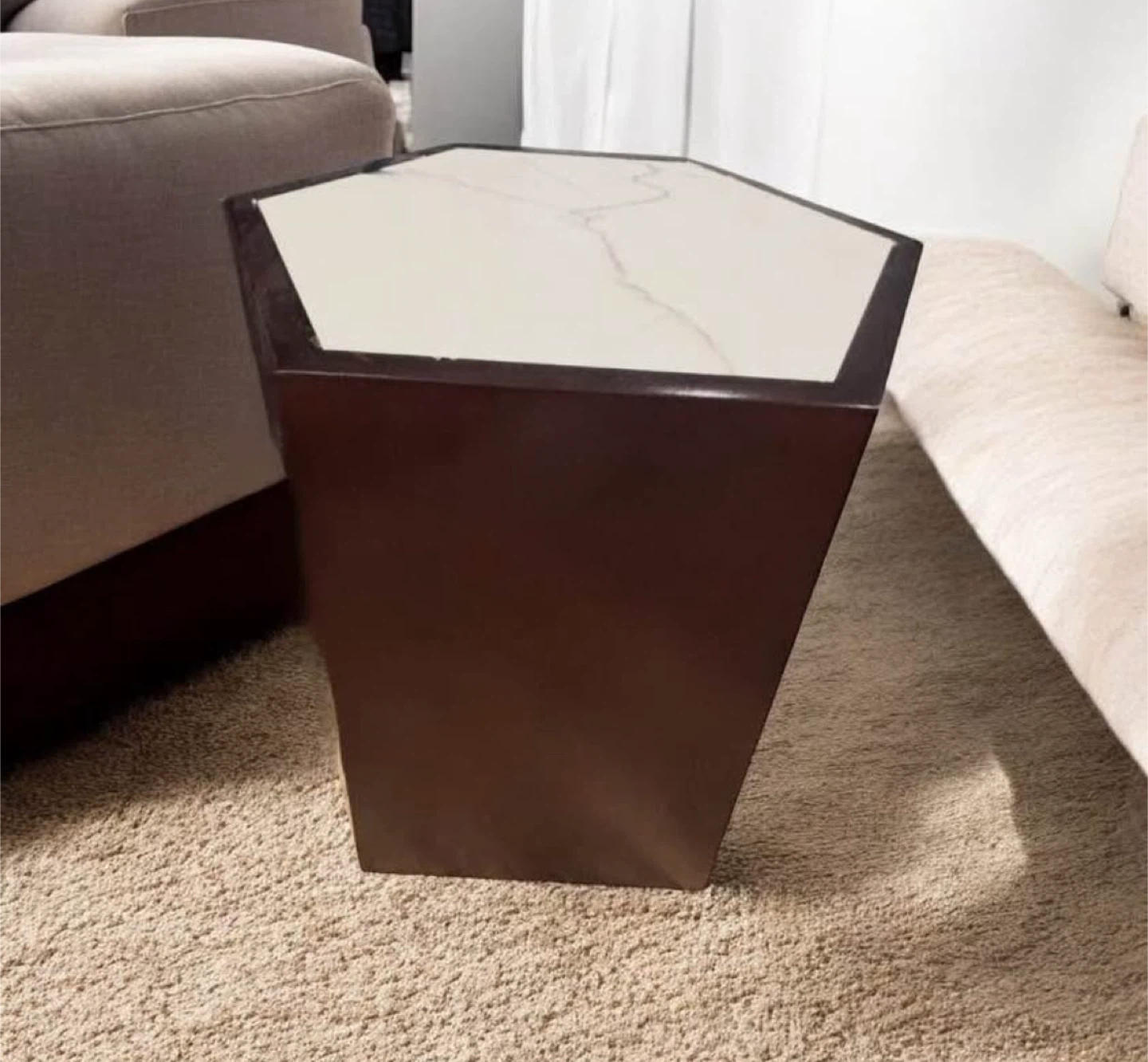New End Table with Hidden Storage 🥕