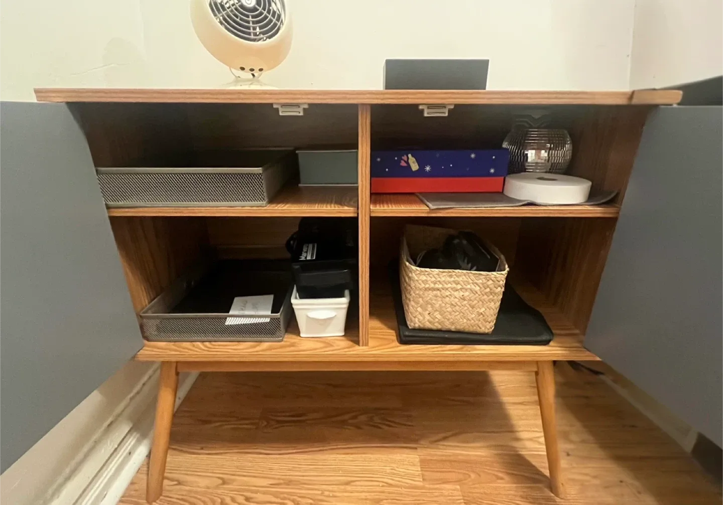 Wooden Cabinet with Doors image indicator(4)