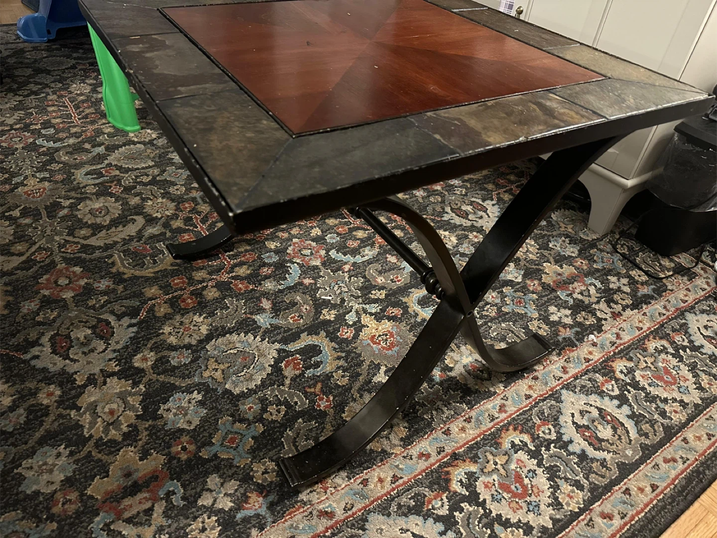 Wood & Slate Table