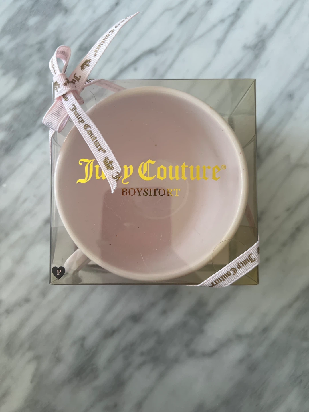 Juicy Couture Pink Decorative Cup - New in Box!