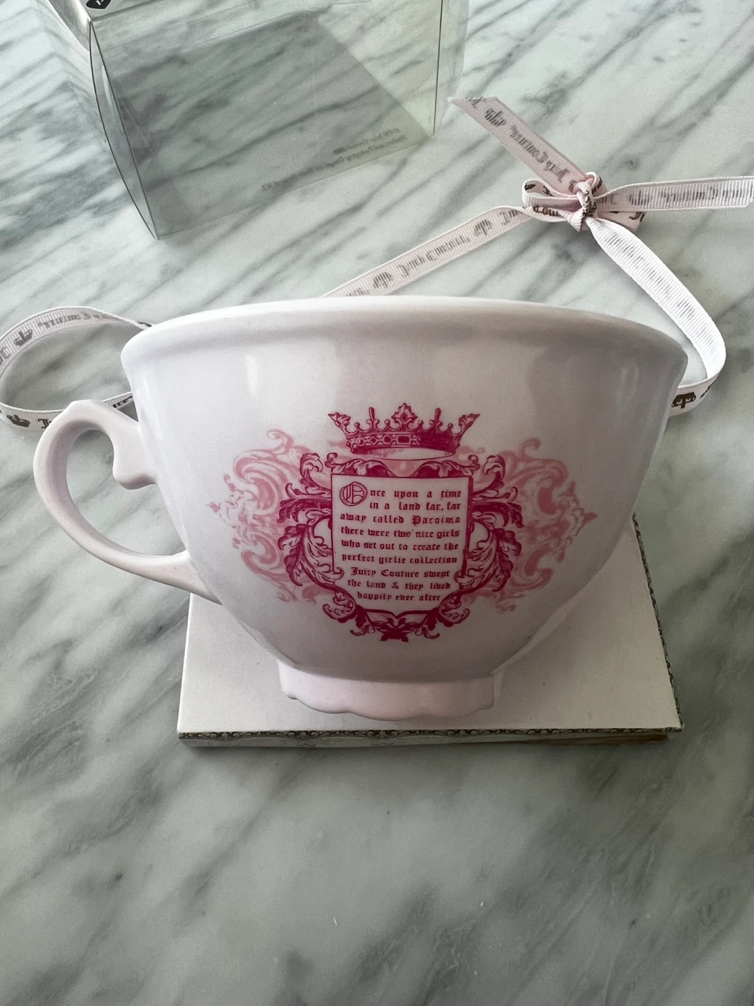 Juicy Couture Pink Decorative Cup - New in Box! - photo 3