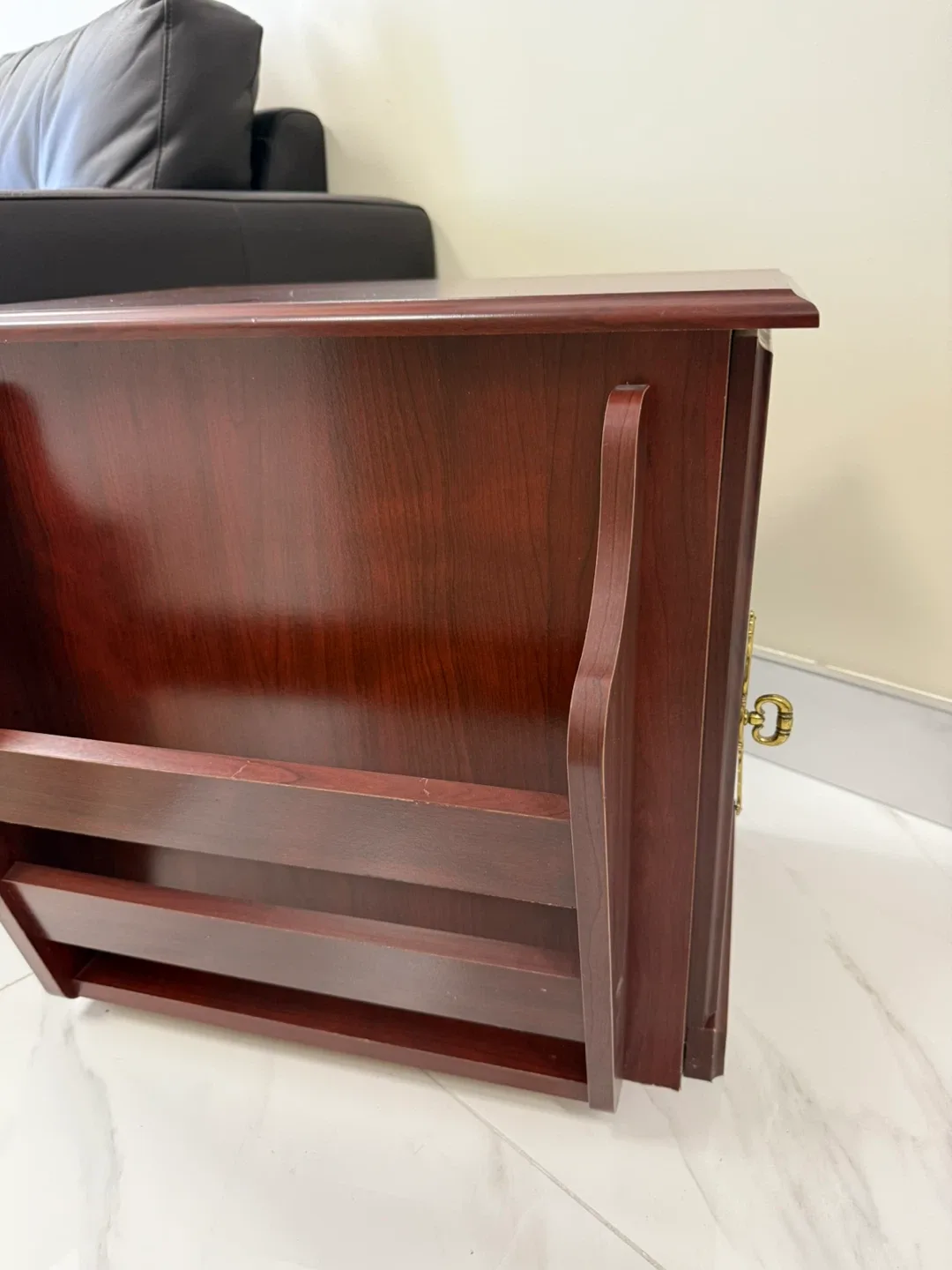Mahogany Magazine Rack thumbnail
