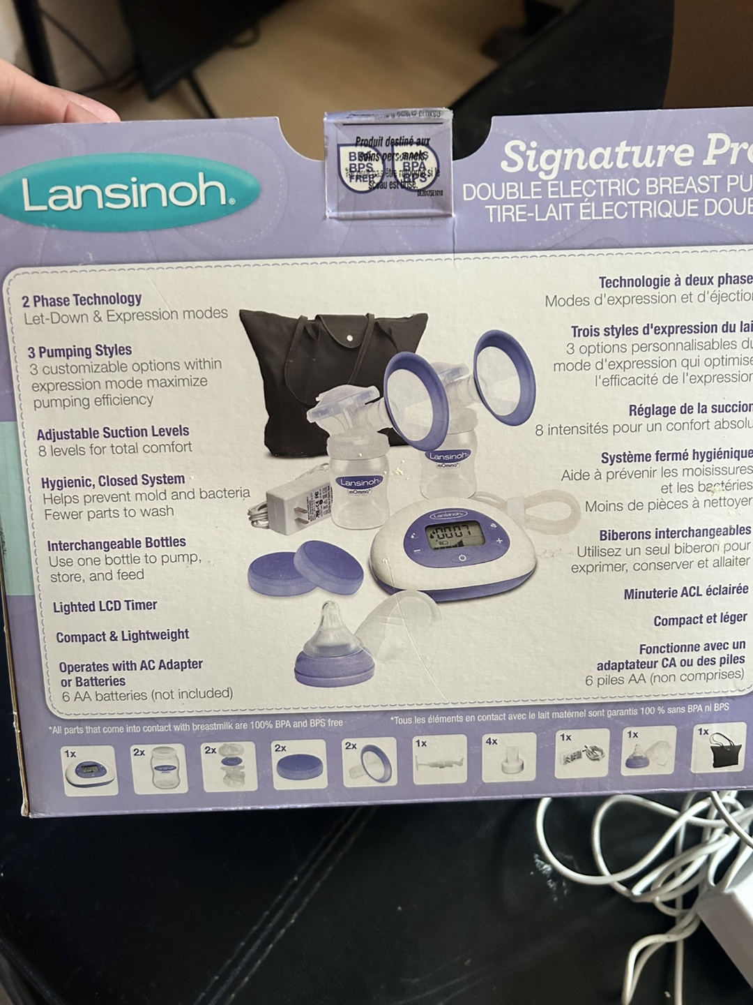 Lansinoh Signature Pro Double Electric Breast Pump - photo 5