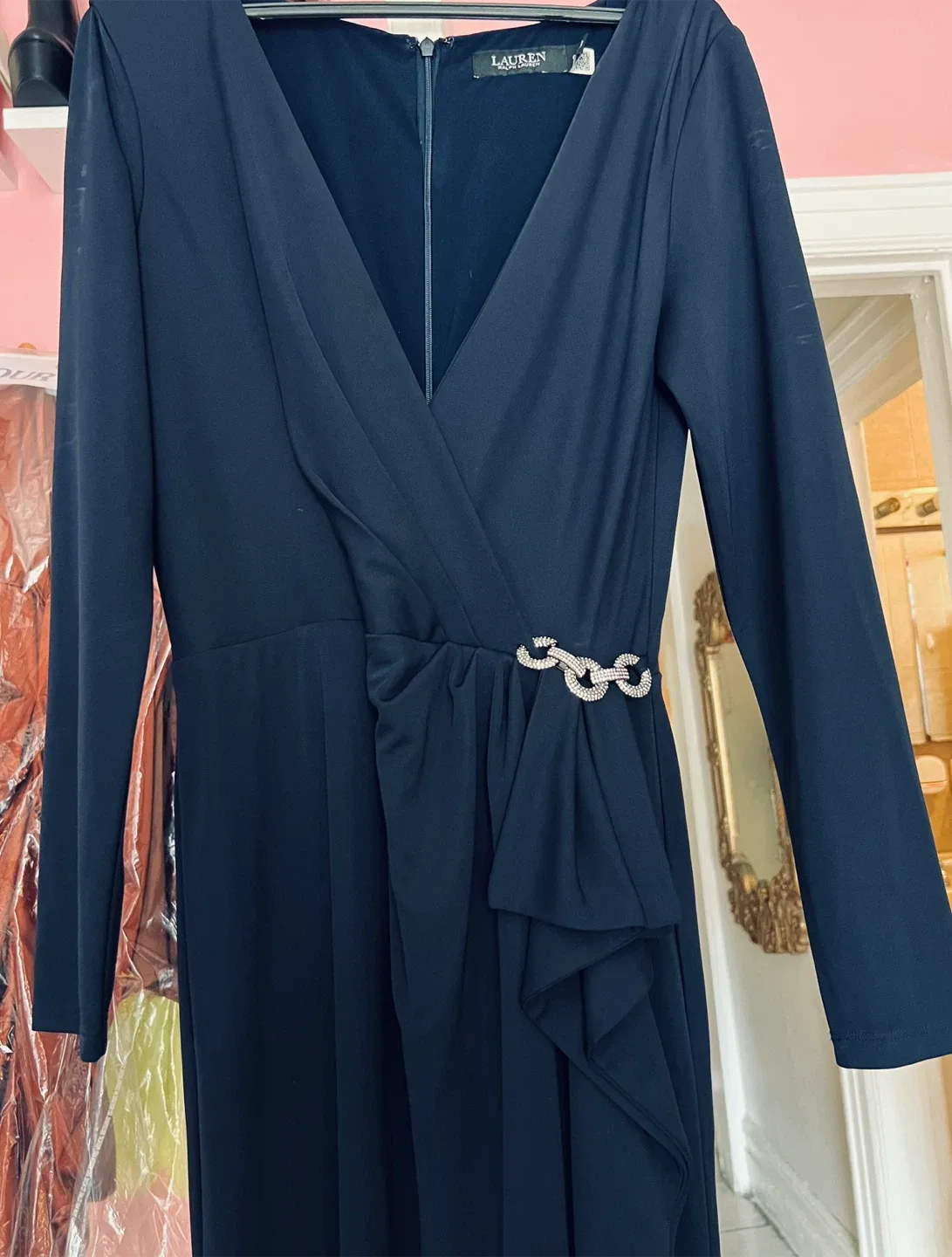 Lauren Ralph Lauren Navy Blue Dress thumbnail