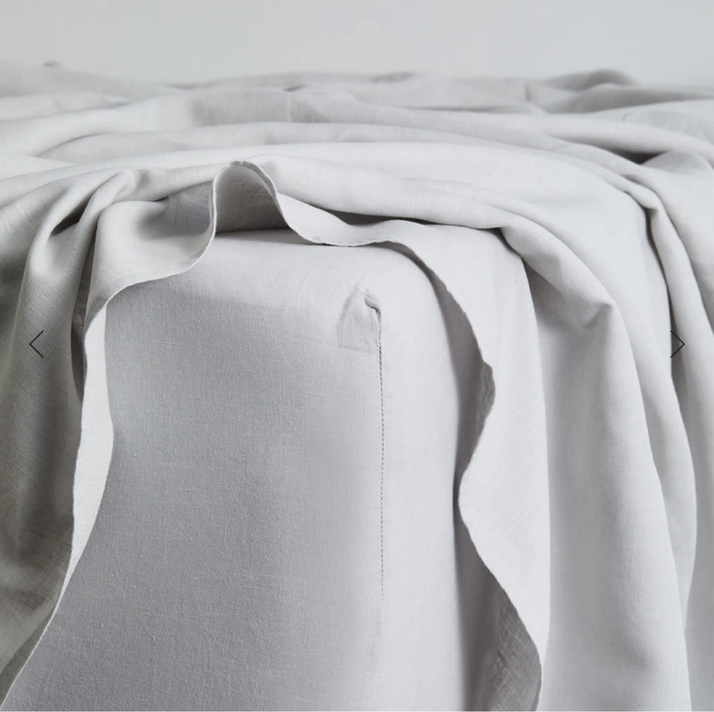 Bed Threads 100% French Linen Fitted Sheet - Full - photo 2