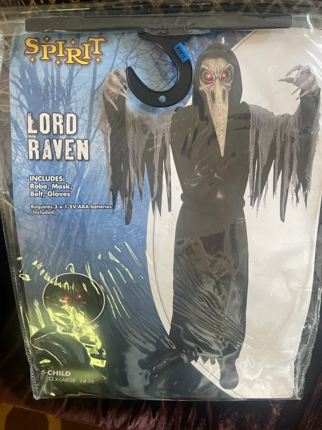 Spirit Halloween Lord Raven Costume - Child X-Large