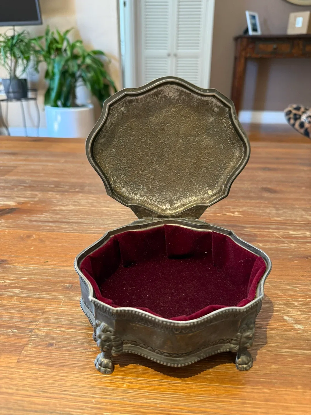 Vintage Silver Jewelry Box thumbnail