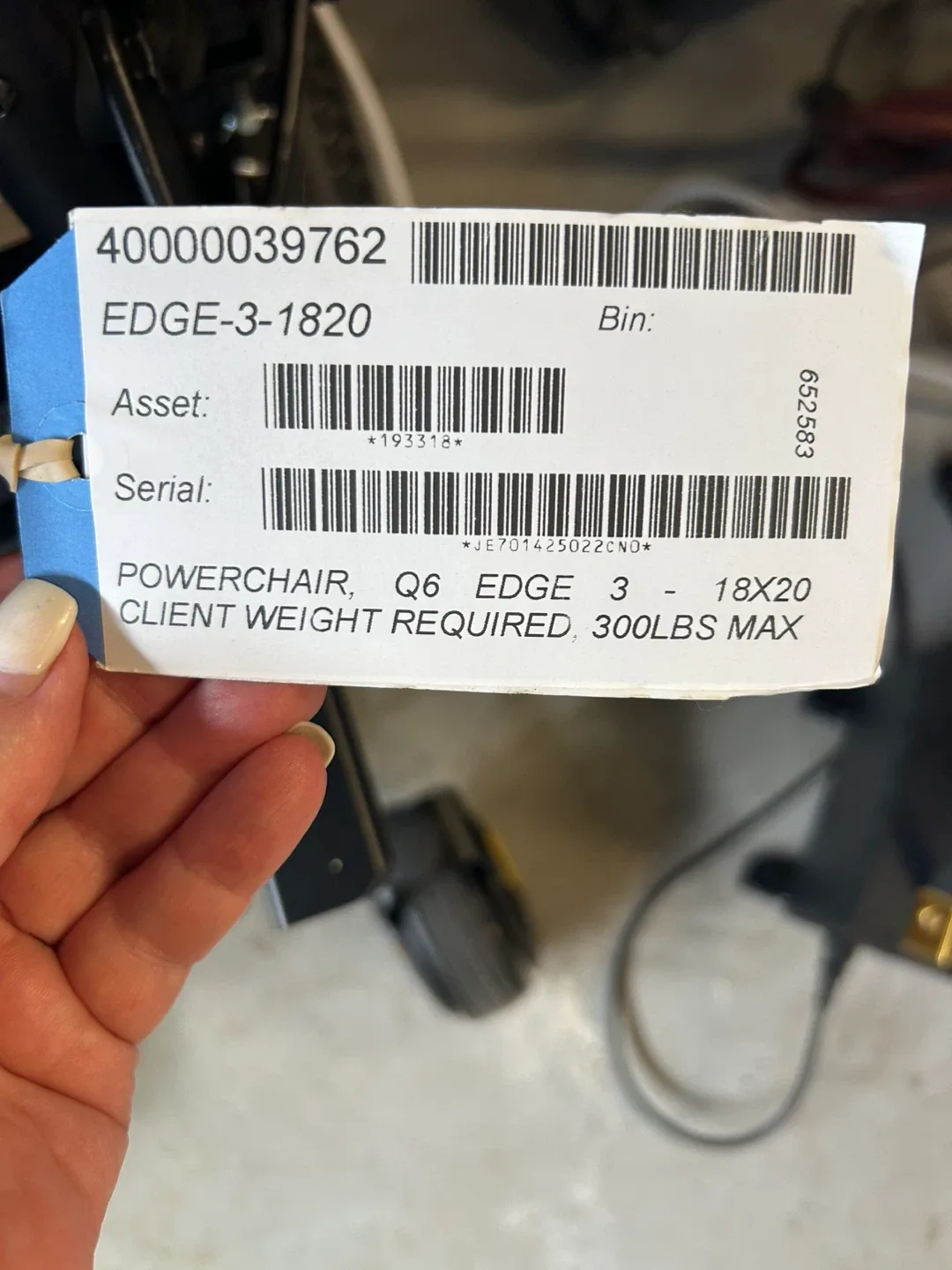 Quantum Q6 Edge 3 Powerchair - 18x20 image indicator(3)