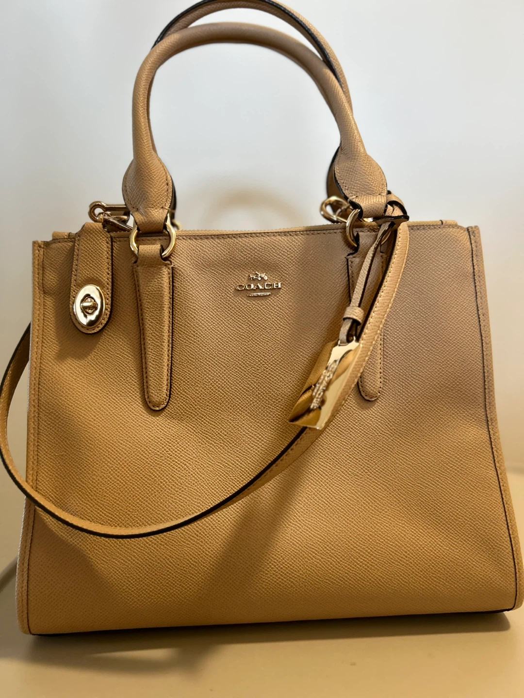 Coach Handbag - Tan
