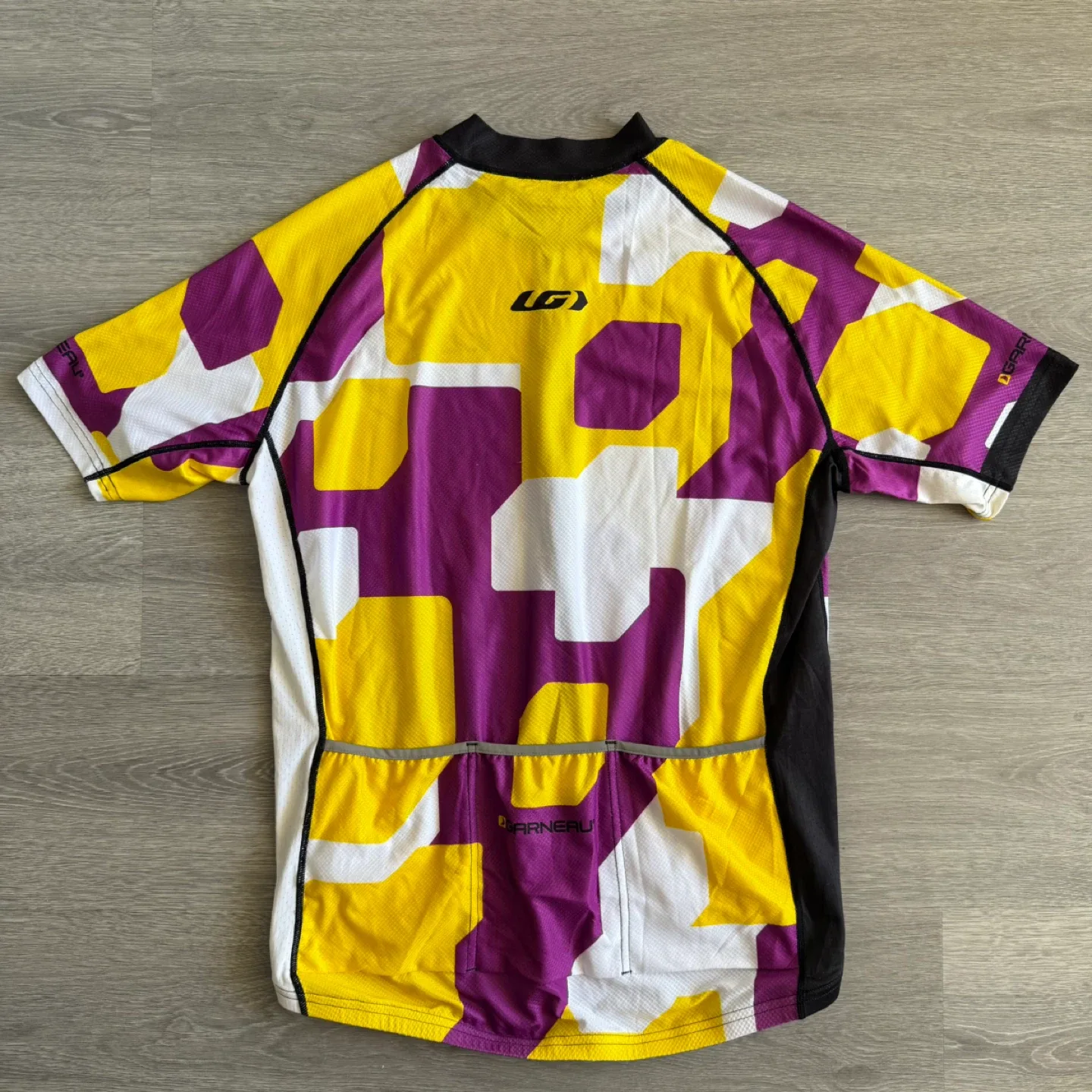 🥕Louis Garneau Cycling Jersey - Purple, Yellow, White image indicator(2)
