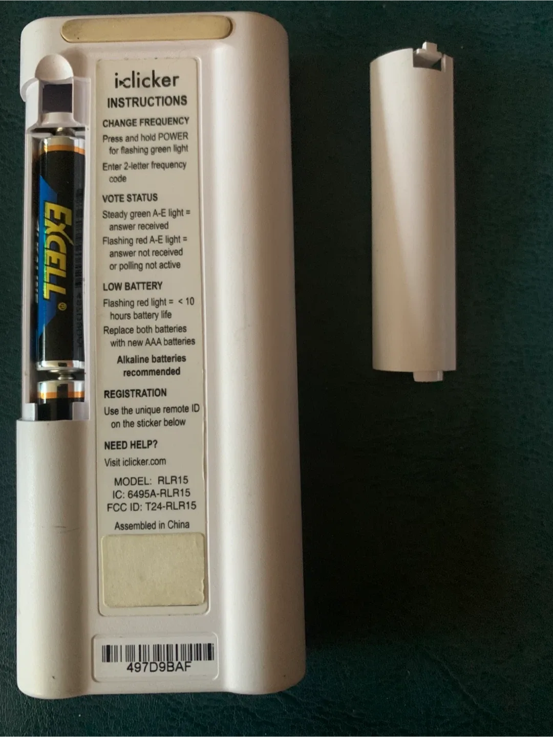 🥕 i-Clicker+ PLR15 Remote image indicator(3)