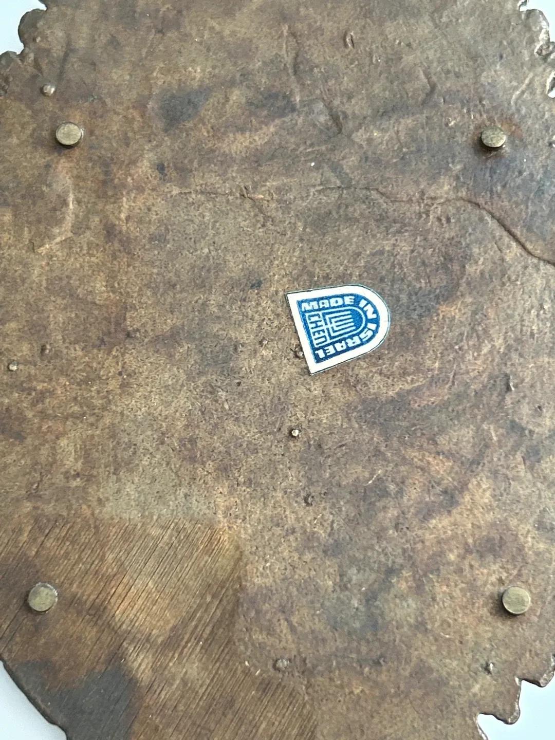 Vintage Made in Israel Ten Commandments Wall Hanging image indicator(7)