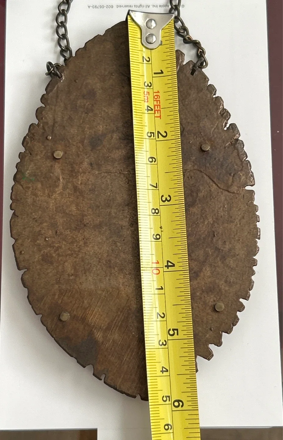 Vintage Made in Israel Ten Commandments Wall Hanging image indicator(8)