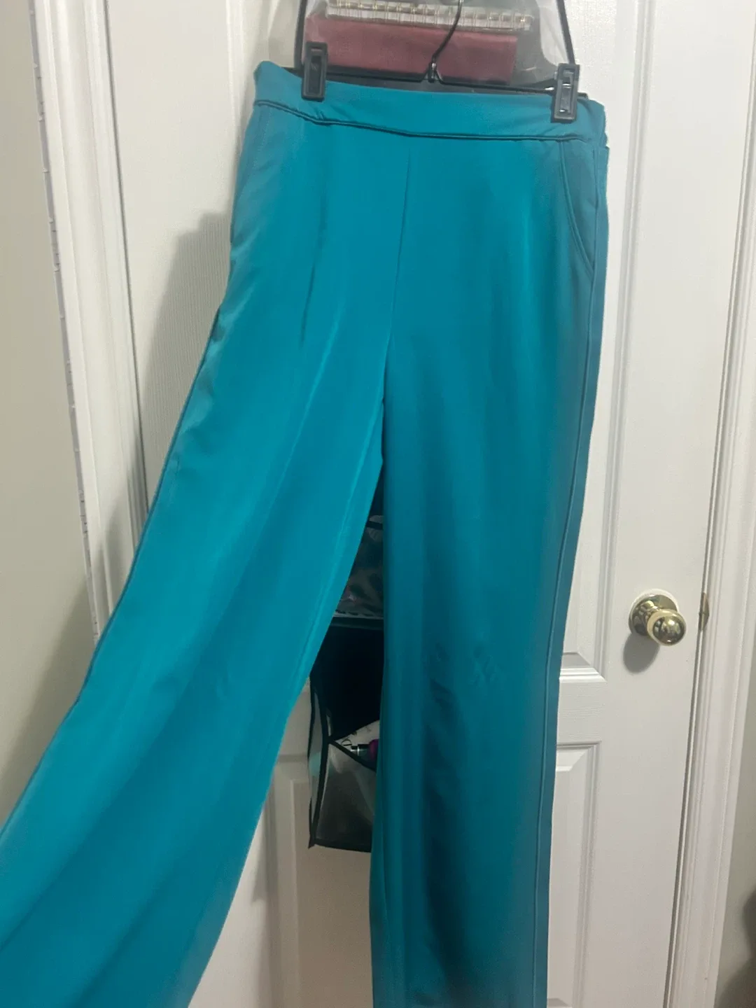 Forever 21 Teal Pants (With Pockets) thumbnail
