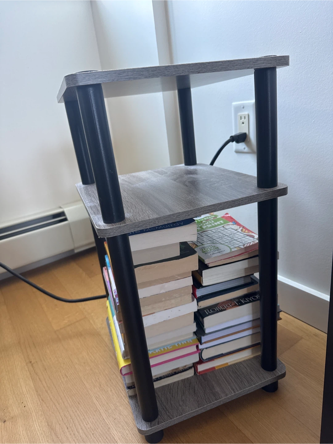 Move-out SALE: Grey 3-Tier Side Table - photo 4