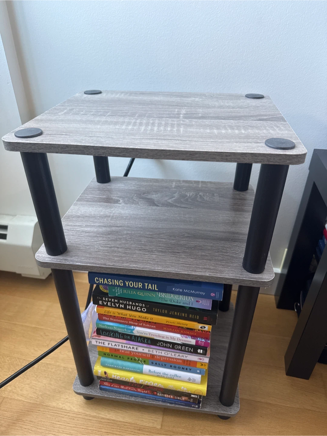 Move-out SALE: Grey 3-Tier Side Table - photo 3
