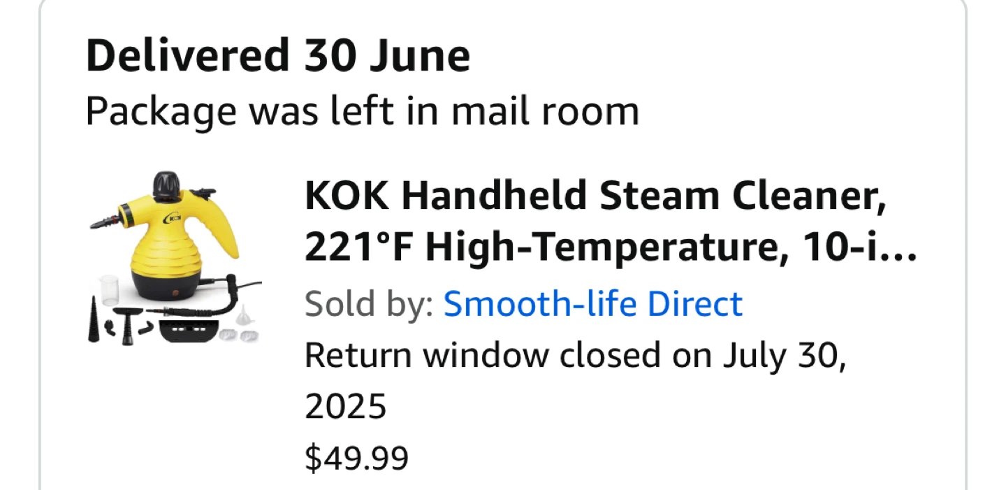 KOK Handheld Steam Cleaner - photo 3