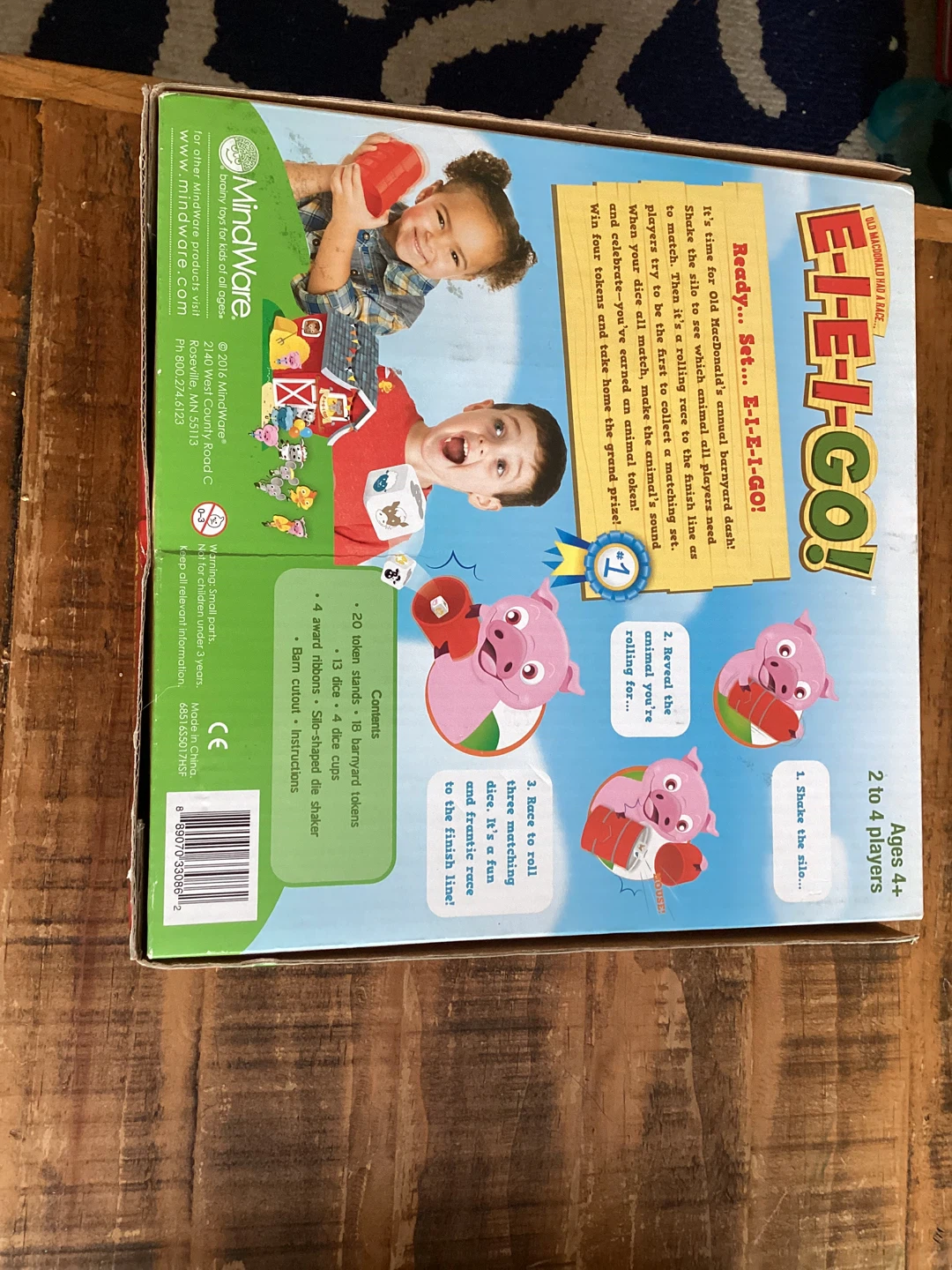 MindWare E-I-E-I-GO! Dice Matching Game Ages 4+ - photo 3