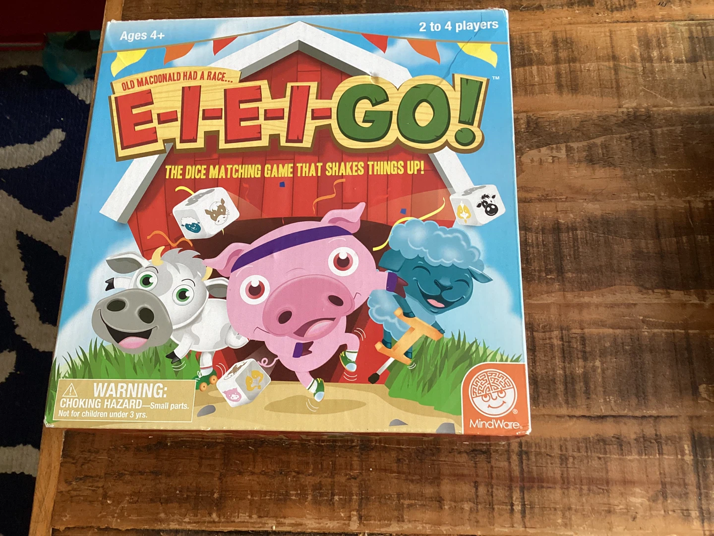 MindWare E-I-E-I-GO! Dice Matching Game Ages 4+